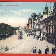 Hamburg St. Pauli Spielbudenplatz gel. 1912 (1058)