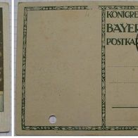 1911-Bavaria-special postcard-90. Birthday of the Prince Regent Luitpold-Huetting