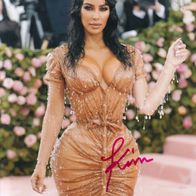 Kim Kardashian - orig. sign. Grossfoto