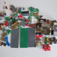 Lego Ninjago 5 Figuren und Konvolut Zubehör und Steine *
