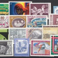 09) Österreich 1978-1982 - 16 unbenutzte Briefmarken - Michel-Nr. siehe Beschreibung