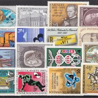 10) Österreich 1982-1985 - 16 unbenutzte Briefmarken - Michel-Nr. siehe Beschreibung