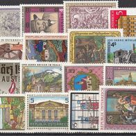 11) Österreich 1985-1988 - 16 unbenutzte Briefmarken - Michel-Nr. siehe Beschreibung