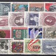 25) Österreich 1978-1981 - 16 benutzte Briefmarken - Michel-Nr. siehe Beschreibung
