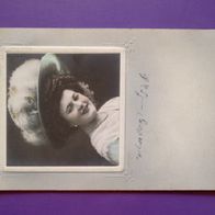 farbiges erotisches Frauenbild 1909