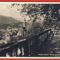 Baden Baden Neues Schloß Terrasse nicht gel. (1164)