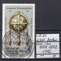 DDR 1972 Erd- und Himmelsgloben MiNr. 1792 ESST Berlin