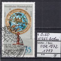 DDR 1972 Erd- und Himmelsgloben MiNr. 1797 ESST Berlin
