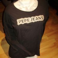 Pepe Jeans LA Shirt schwarz Stickerei S = M/ L