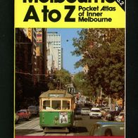 Reiseführer Stadtführer Atlas Melbourne Australien A bs Z Englisch Retro 1979