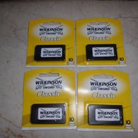 40 St. (4x10) original Wilkinson SWORD Classic Rasierklingen, Klingen NEU & OVP