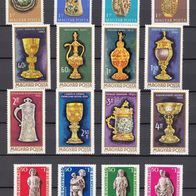 1) Ungarn 1968-1978 - 36 unbenutzte Briefmarken - Michel-Nr. siehe Beschreibung