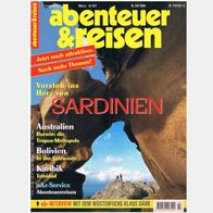 Abenteuer & Reisen - Sardinien, Australien, Bolivien, Karibik - Ausgabe März 1997