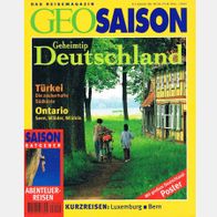 GEO SAISON - Deutschland, Türkei, Ontario - Ausgabe September 1996