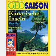 GEO SAISON - Kanarische Inseln, Mauritius, Neuseeland - Ausgabe November 1996