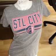 Retro Brand St. Louis City Shirt grau Print S