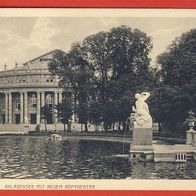 Stuttgart Anlagensee mit neuen Hoftheater gel.1927 (1214)