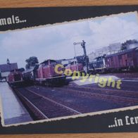 Ansichtskarte, Postkarte, Bahnhof RS- Lennep, BR 211, 212, 260, Formsignale