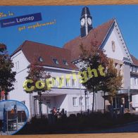 Ansichtskarte, Postkarte, Bahnhof RS- Lennep, altes Empfangsgebäude