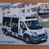 Ansichtskarte, Postkarte, Nahverkehr Remscheid, Bürgerbusverein