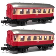 Bi32, DRG, Personenwagen, rot-creme, 40 181 Mainz, 1, Arnold 0309, Ep2, Spur N 1:160