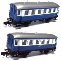 Bi32, DRG, Personenwagen, weiß-blau, Tölz 471, Arnold 3081, Ep2, Spur N 1:160