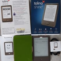 Tolino Shine mit OVP und Hülle von Gecko