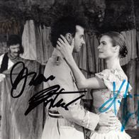 Eiskunstlauf: Katarina Witt + Brian Boitano - altes, orig. sign. Halbgrossfoto (7304)