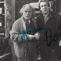 Donald Sutherland + Jack Warden (1920-2006) - altes, orig. sign. Halbgrossfoto (7316)