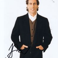 Jerry Seinfeld - orig. sign. Grossfoto