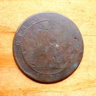 5 Centimos 1870 Spanien