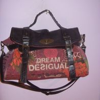 Desigual-1 Handtasche, Ledertasche, Damentasche, Schultertasche