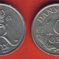 Dänemark 10 Öre 1961