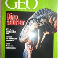 GEO, Nr. 9 September 1993, C 2498 E, Dino Saurier