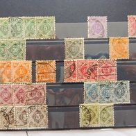 Lot Würtemberg Dienstmarken gestempelt Katalog ca. 100 M€