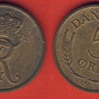 Dänemark 5 Öre 1972