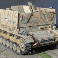 Maßstab 1:35 Tamiya Panzer IV Möbelwagen mit 3,7cm Flak gebaut und gealtert
