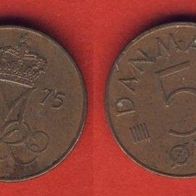 Dänemark 5 Öre 1975