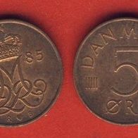 Dänemark 5 Öre 1985