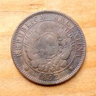2 Centavos 1892 Argentinien