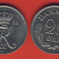 Dänemark 25 Öre 1962 Top