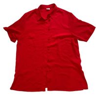 Canda C&A Longbluse Bluse Kurzarm rot Gr. 44 Damenbekleidung Damenkleidung Damen