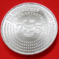 20 € Silber-Münze 2024 "75 Jahre Grundgesetz" in Stgl, bfr/ unz - G - BRD