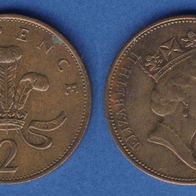 Großbritannien 2 Pence 1985