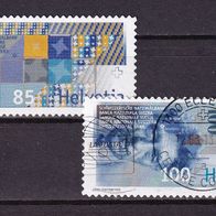 Schweiz MiNr. 1999-2000 Nationalbank komplett gestempelt M€ 3,00 #G322f