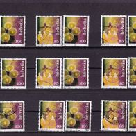 Schweiz MiNr. 1991-1992 Weihnachtsbräuche gestempelt zur Auswahl M€ 3,00 #G327c-d