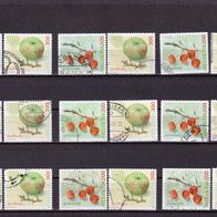 Schweiz MiNr. 1982-1983 Alte Obstsorten gestempelt zur Auswahl M€ 6,50 #G329a-b