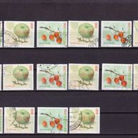 Schweiz MiNr. 1982-1983 Alte Obstsorten gestempelt zur Auswahl M€ 6,50 #G329c-d