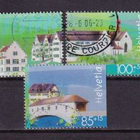 Schweiz MiNr. 1970-1972 aus Block 40 komplett gestempelt M€ 5,00 #G113a