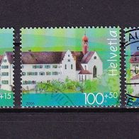 Schweiz MiNr. 1970-1972 aus Block 40 komplett gestempelt M€ 5,00 #G116d